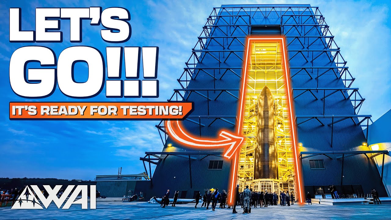 YouTube post by @Whataboutit for SpaceX. Caption reads: 🚨SpaceX's Ship 39 Ready For Testing! When Is....