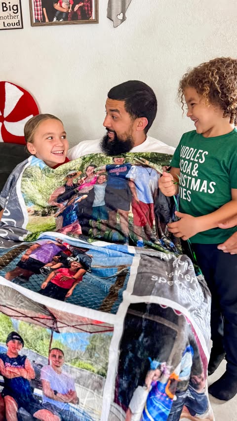 Instagram post by @themodishmama for Personalization Mall. Caption reads: Why are husbands and dads always the hardest....