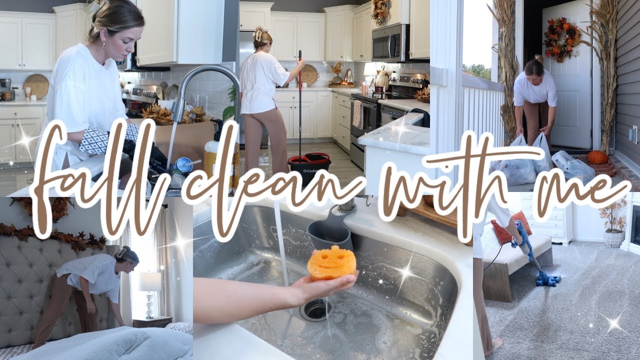 YouTube post by @laurenyarbrough6625 for Hiya. Caption reads: 2025 HUGE CLEAN WITH ME | COZY FALL CLEANING |....