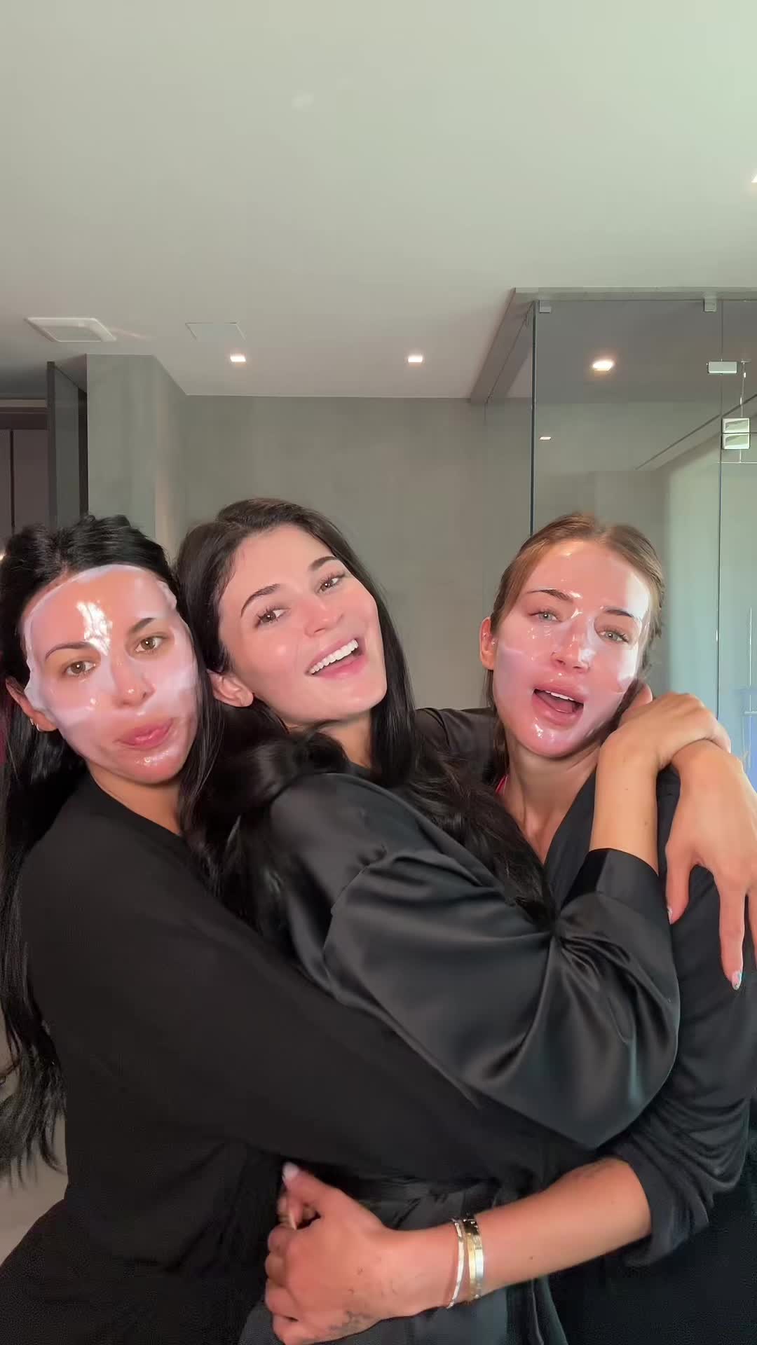 TikTok post by @kyliejenner for Medicube. Caption reads: @medicube global @stassiebaby @victoriavillarroel.