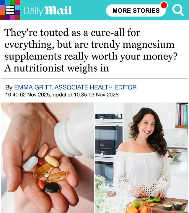 Instagram post by @drnaomib for BetterYou. Caption reads: A big thank you to @emma.gritt @dailymail for....