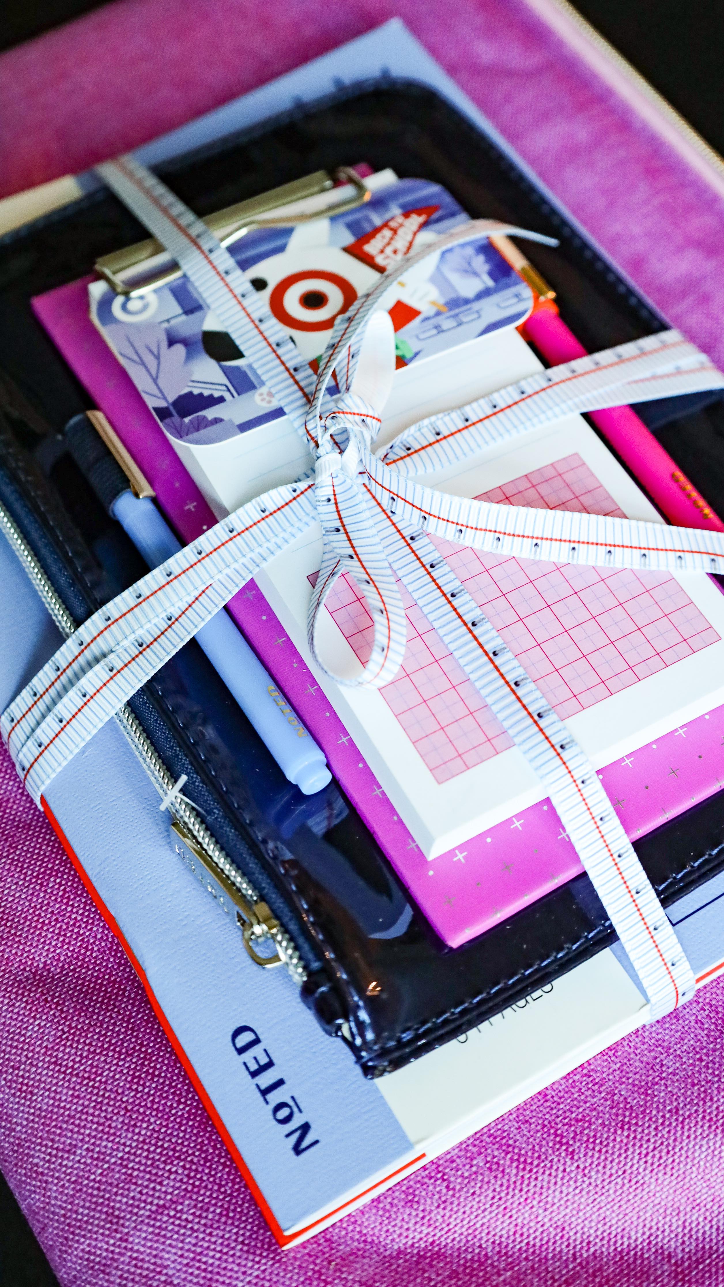 Instagram post by @by_lakeisha for Post-it. Caption reads: #ad I got our first teacher gift of the year....