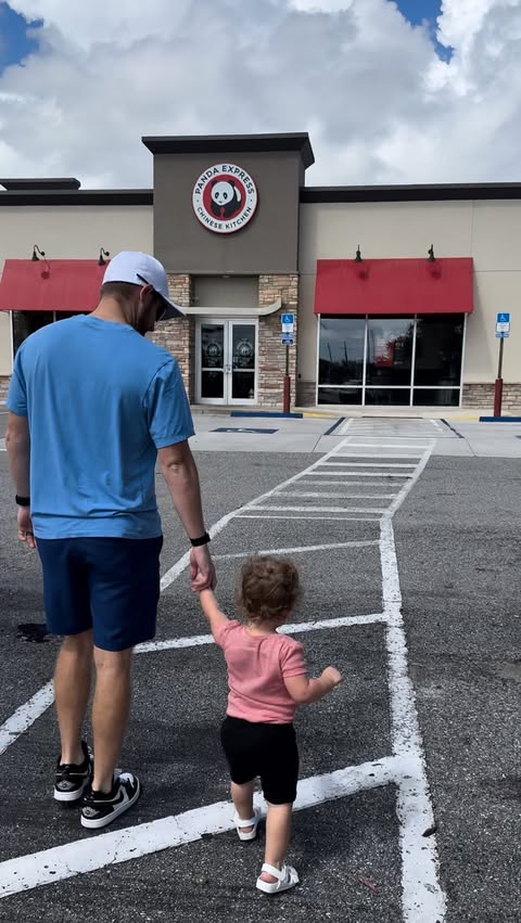 Instagram post by @christian__toth for Panda Express. Caption reads: [...] dinner easy tonight, go try....
