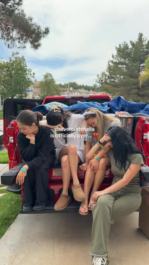 Instagram post by @andreacanogonz for Chevrolet. Caption reads: @chevrolet made coachella car camping feel EASY....