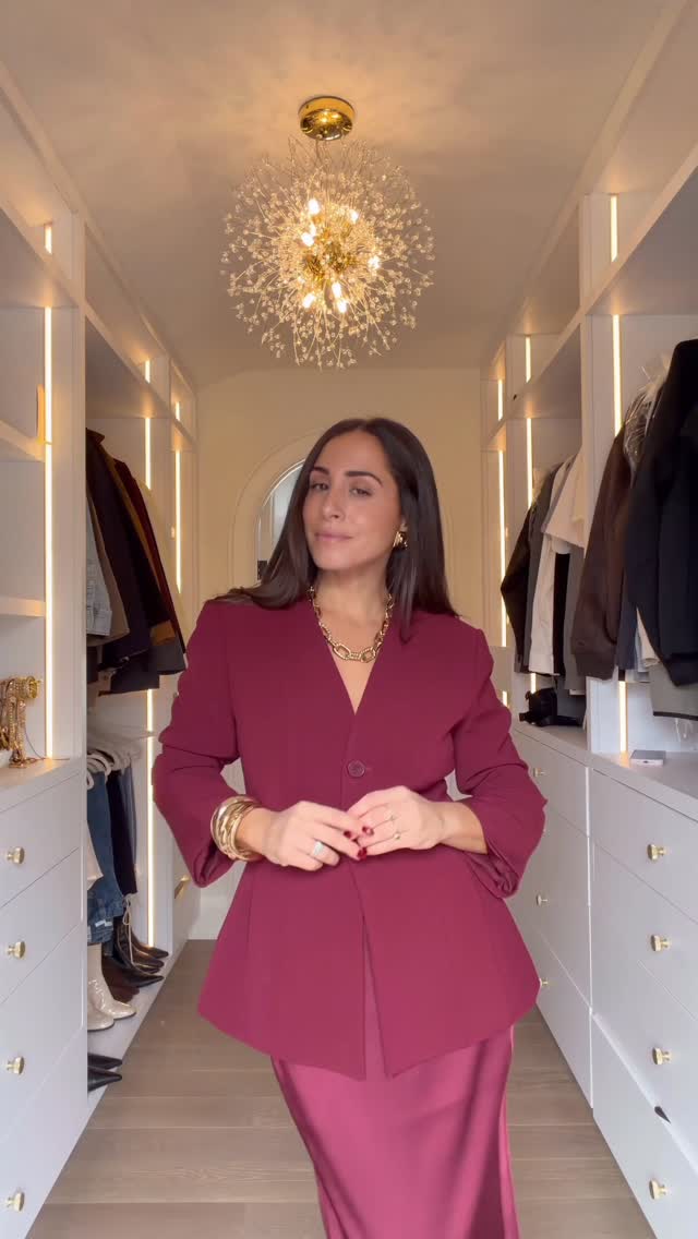 Instagram post by @withlovechelss for Dynamite Clothing. Caption reads: 14 days of Christmas party outfits🎅🏼🎄 a cinched....