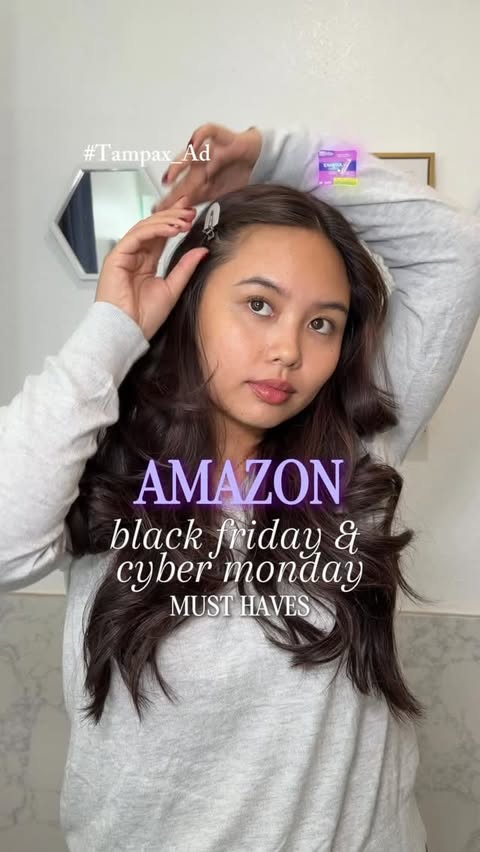 Instagram post by @janelle.alexandria_ for Tampax. Caption reads: #Tampax_Ad The holidays are here which means ALL....