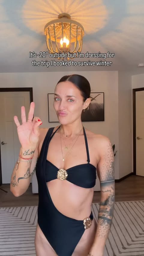 Instagram post by @thecortreport for Cupshe. Caption reads: Comment CUPSHE for links and sizing, don’t forget....