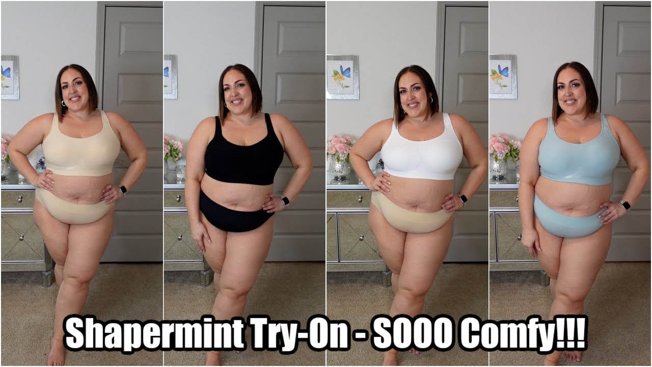 YouTube post by @MissGreenEyes for Shapermint. Caption reads: [...] #tryonhaul

❤ Video Links ❤ 
Shapermint....