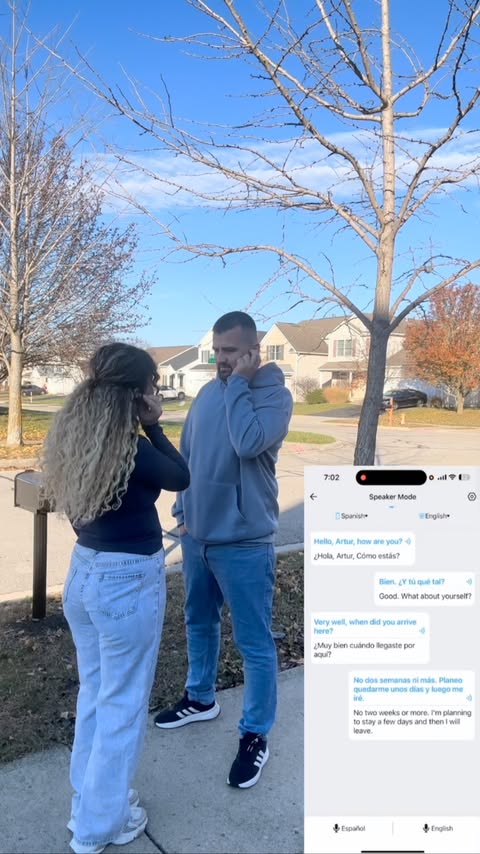 Instagram post by @prayla_arken for Timekettle. Caption reads: I’ve been loving my Timekettle M3 earbuds — they....