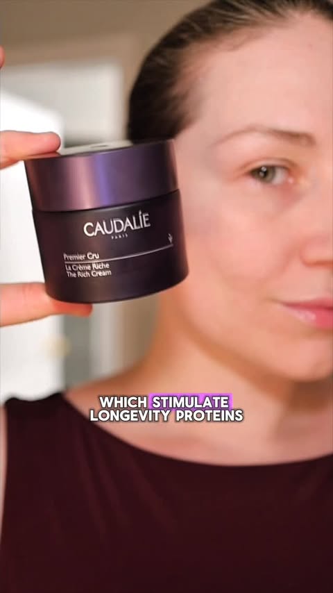 Instagram post by @uglyducklingskincare for Caudalie. Caption reads: 4 years younger after 1 jar? Ok Caudalie 👀 would....