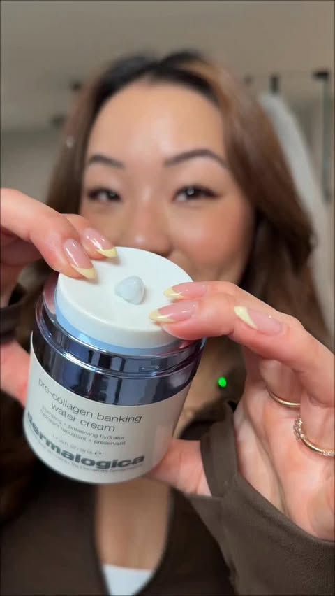 Instagram post by @janethechemist for dermalogica. Caption reads: AD | the new @dermalogica pro collagen banking....