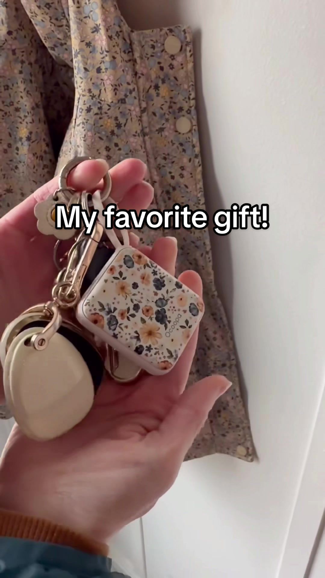 TikTok post by @theepiklife for Ocoopa. Caption reads: This winter, Ocoopa is my go-to gift for spreading....