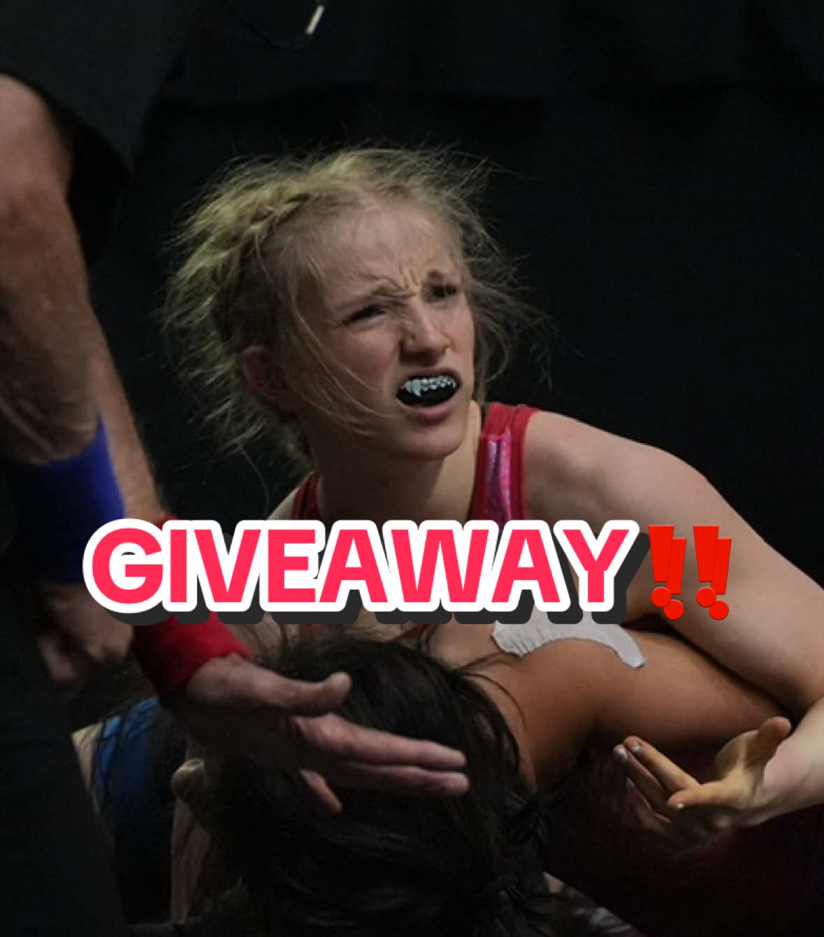 TikTok post by @makynleecova for Shock Doctor. Caption reads: [...] #giveaway #entertowin #viral....