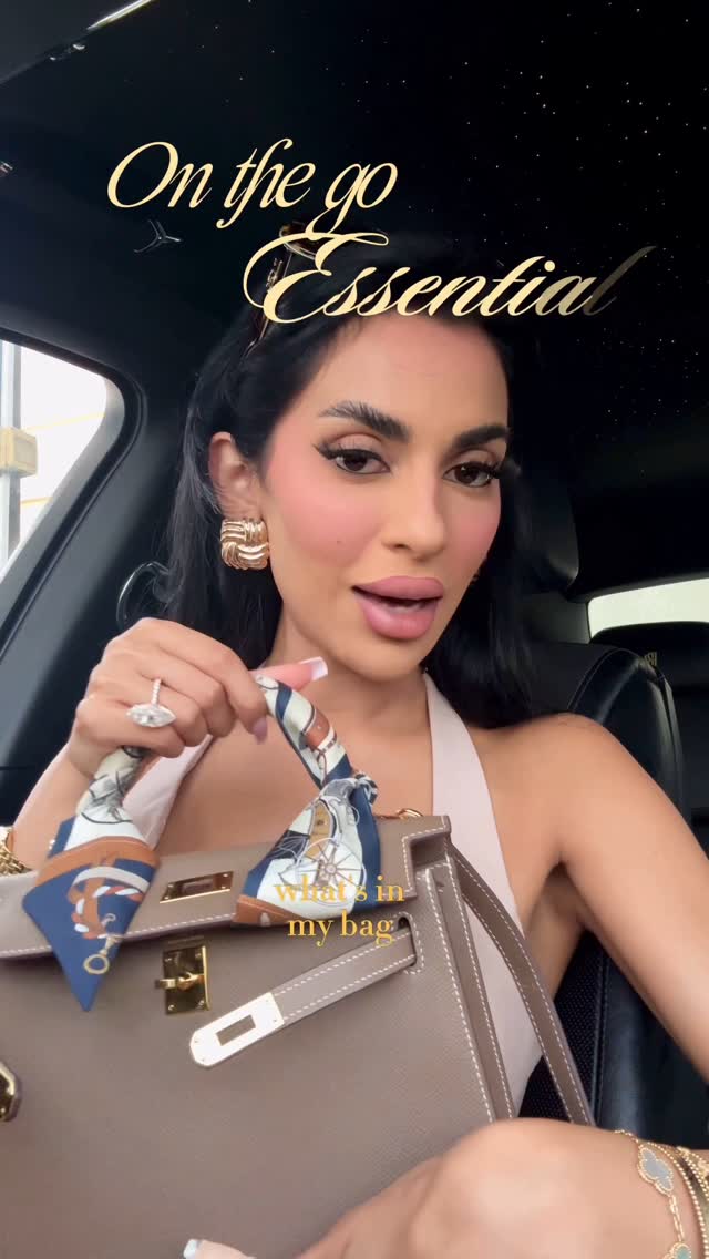 Instagram post by @hala.owais for CATRICE Cosmetics. Caption reads: On the go essentials ! I have one of these in....