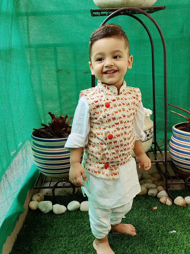 Instagram post by @idhantworld for FirstCry. Caption reads: #Collaboration with....