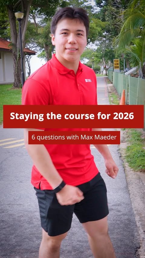 Instagram post by @maximilianmaeder for DBS Bank. Caption reads: What an inspiring year from @maximilianmaeder,....