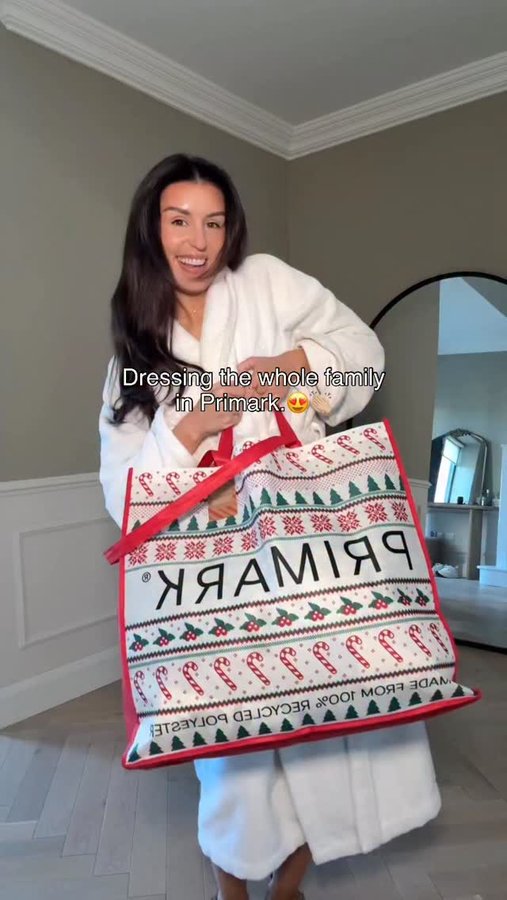 Instagram post by @terriemcevoy for Primark. Caption reads: #Ad Dressing the whole family in Primark for a....