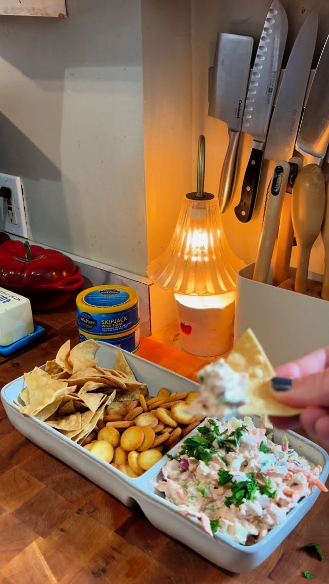 Instagram post by @7kidskitchen for Wild Planet Foods. Caption reads: Fresh, flavorful, and satisfying 🌿🐟veggie-packed....