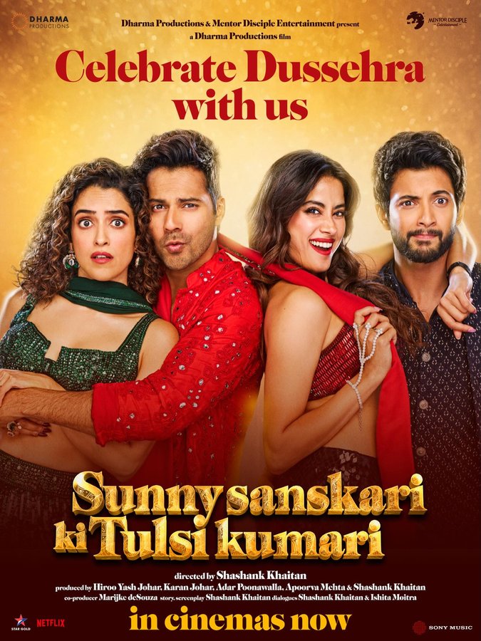 Instagram post by @shashankkhaitan for Dharma Productions. Caption reads: Dhamakedaar entry ho chuki hai!🤩
Experience this....