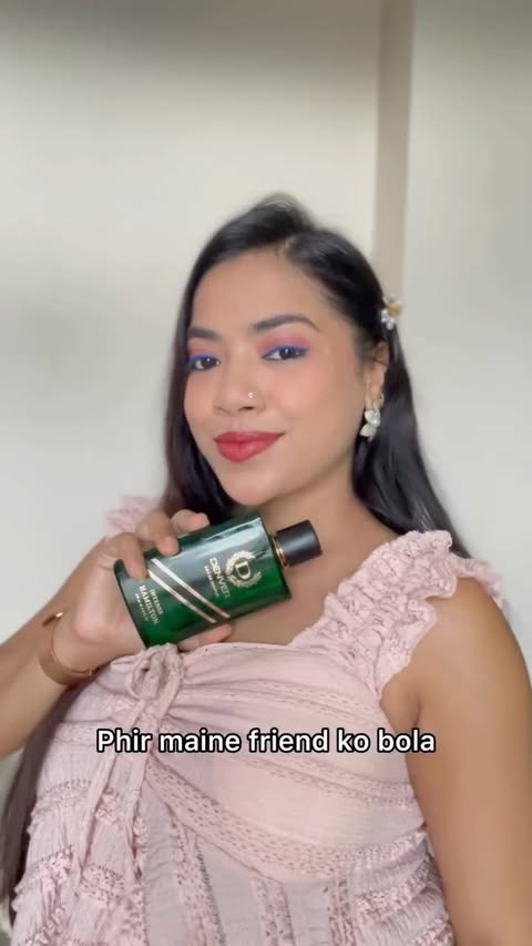 Instagram post by @drtridishapathak for Denver For Men. Caption reads: Fragrance that turns heads 😉🥰 #denverperfume....