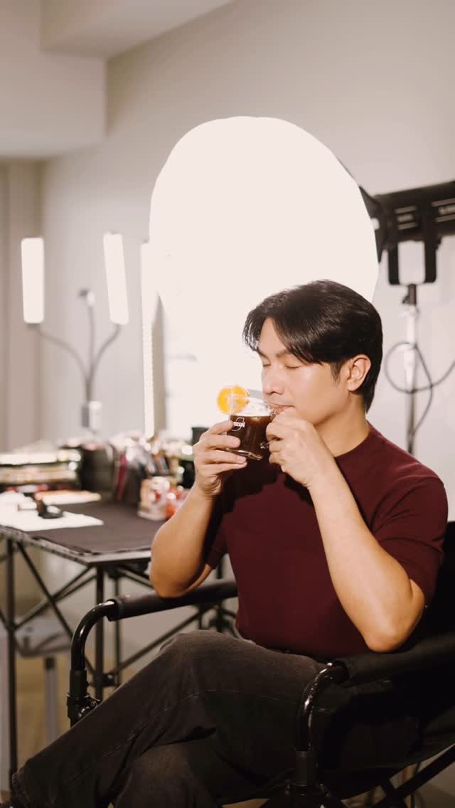 Instagram post by @jakegalvez for NESCAFÉ Philippines. Caption reads: My mornings are made of rituals. My pro tools,....