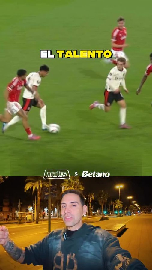 Instagram post by @makscardenas for Betano. Caption reads: Talento ⚽️ @daarriioo24

#betanoxmaks.