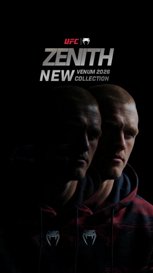 Instagram post by @iangarry for Venum. Caption reads: [...] embodies the new UFC Zenith by Venum....