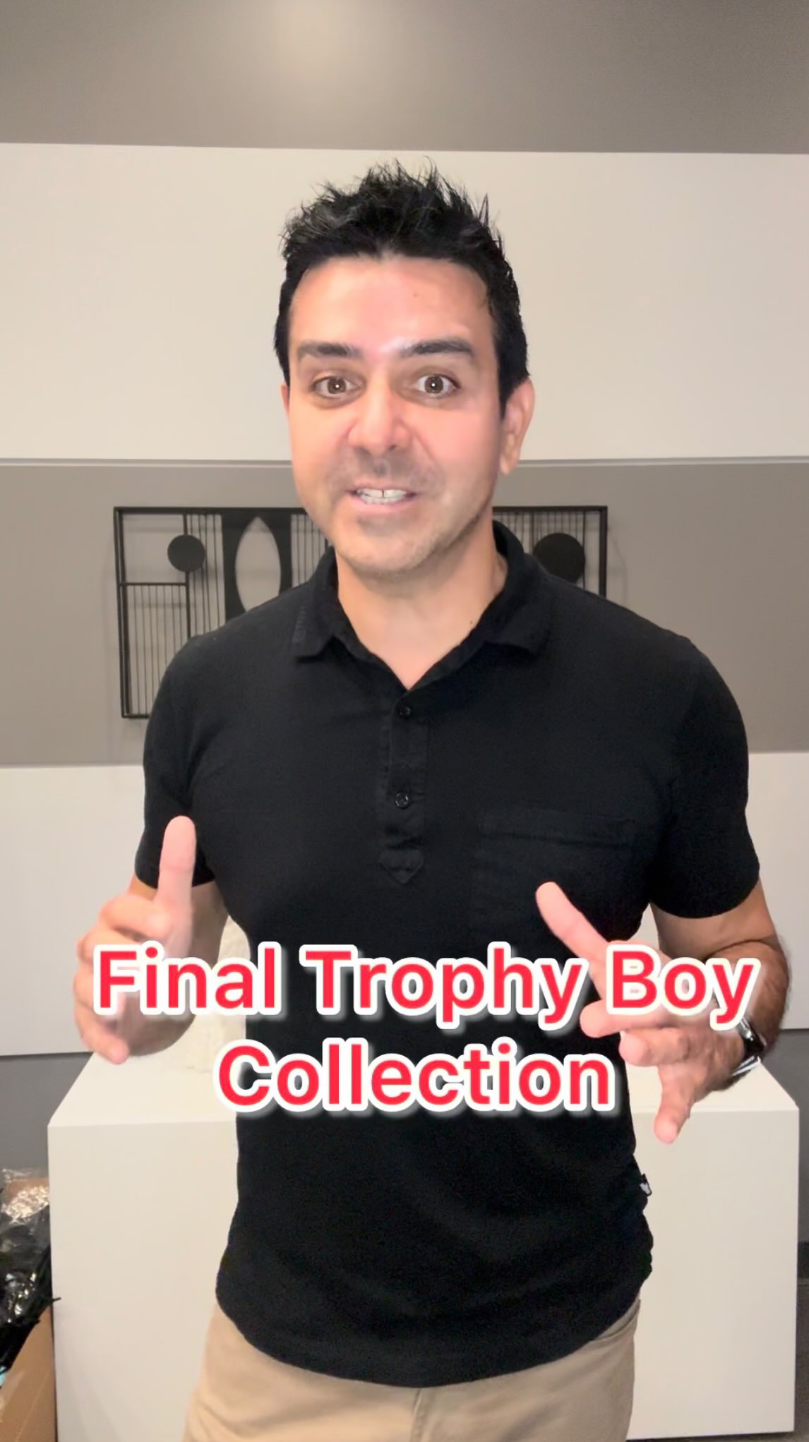 Instagram post by @theandrewchristian for Andrew Christian. Caption reads: Final Call for Trophy Boy! 🏆 This is the last....