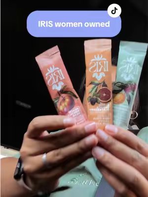 TikTok post by @itsk.lester for Iris Nutrition. Caption reads: @Iris Nutrition is for the girlies looking for an....