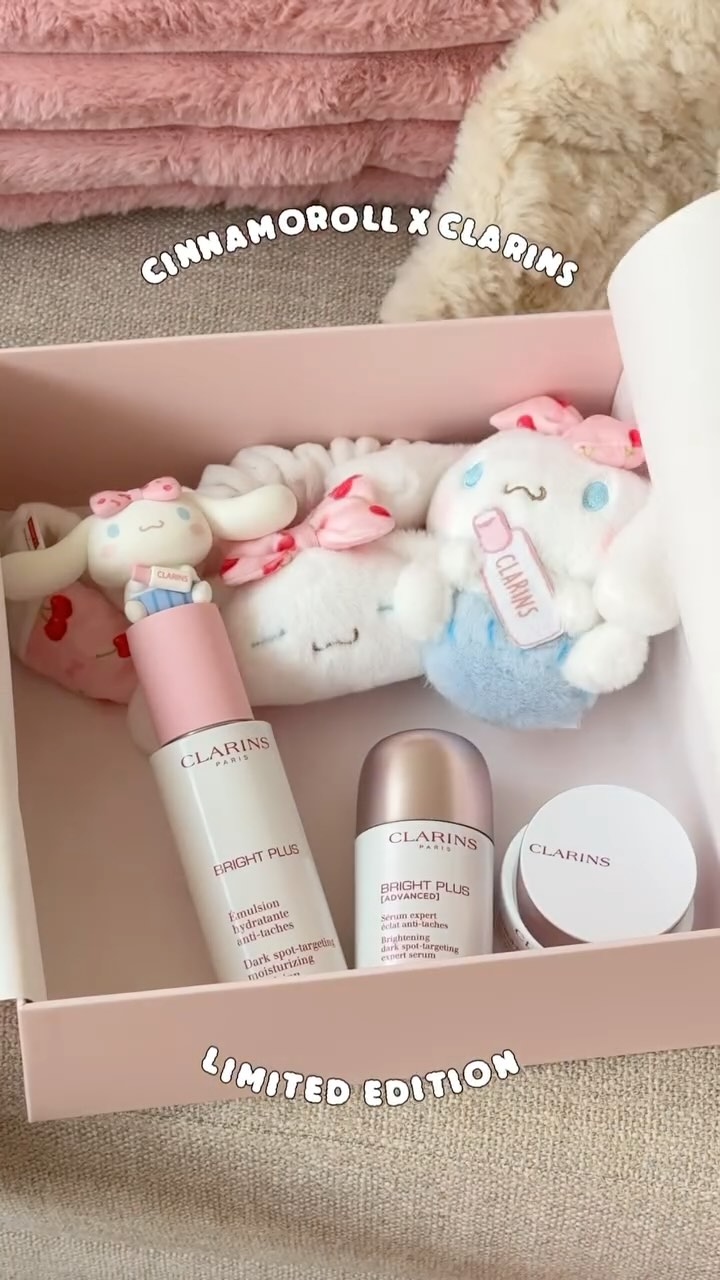 Instagram post by @babyjingko for Clarins Thailand. Caption reads: cutest collaboration ever! เข้าไทยสักทีกับ....