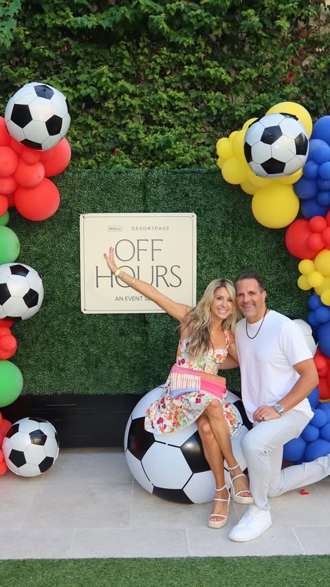 Instagram post by @floridayogamama for ResortPass. Caption reads: [...] We booked an Off Hours event with....