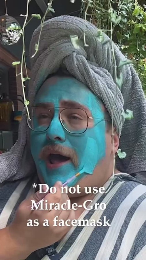 Instagram post by @marcosfunhouse for Miracle-Gro. Caption reads: Plant self care starts here
-
-
#miraclegro....