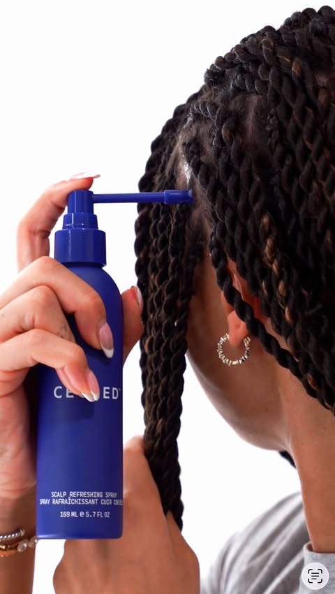 Instagram post by @lexielearmann for Cécred. Caption reads: my hair deserves the same care as my body —....