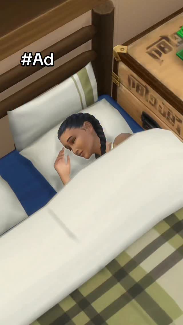 Instagram post by @caryssims7 for The Sims. Caption reads: #ad Me and Felix really bonded today… Fingers....