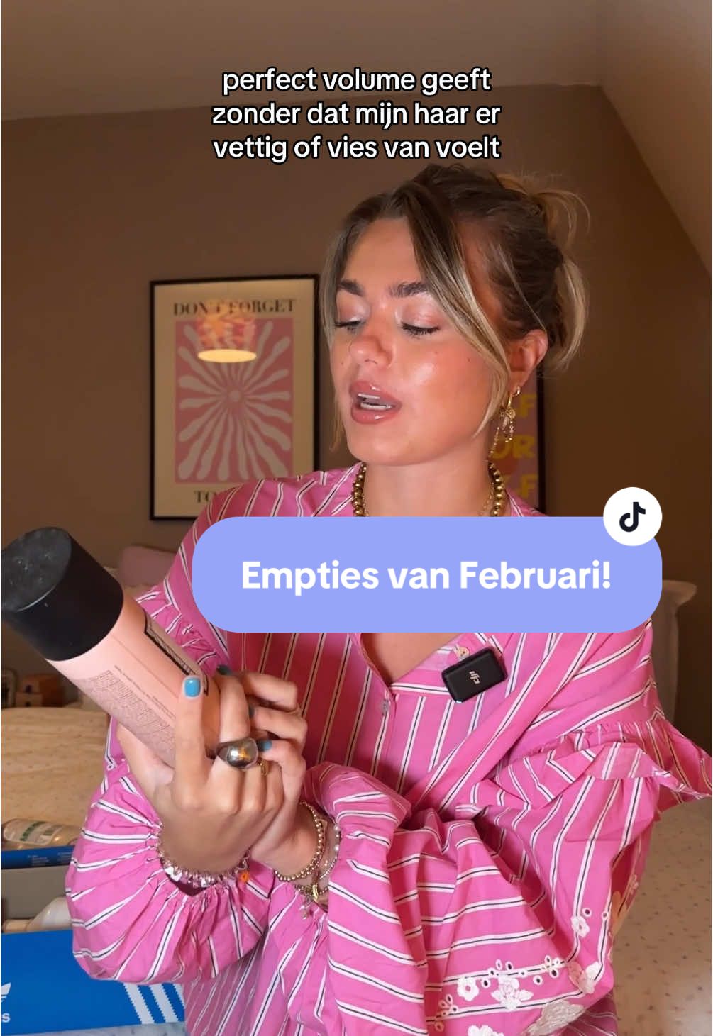 TikTok post by @guusje.willemse for Parfumado. Caption reads: EERLIJKE mening over Sil Solutions en hair growth....