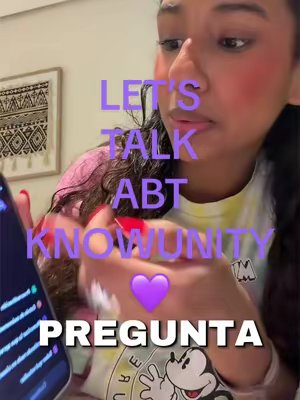 TikTok post by @noeliagamaa for Knowunity. Caption reads: 💜@Knowunity LATAM 💜.