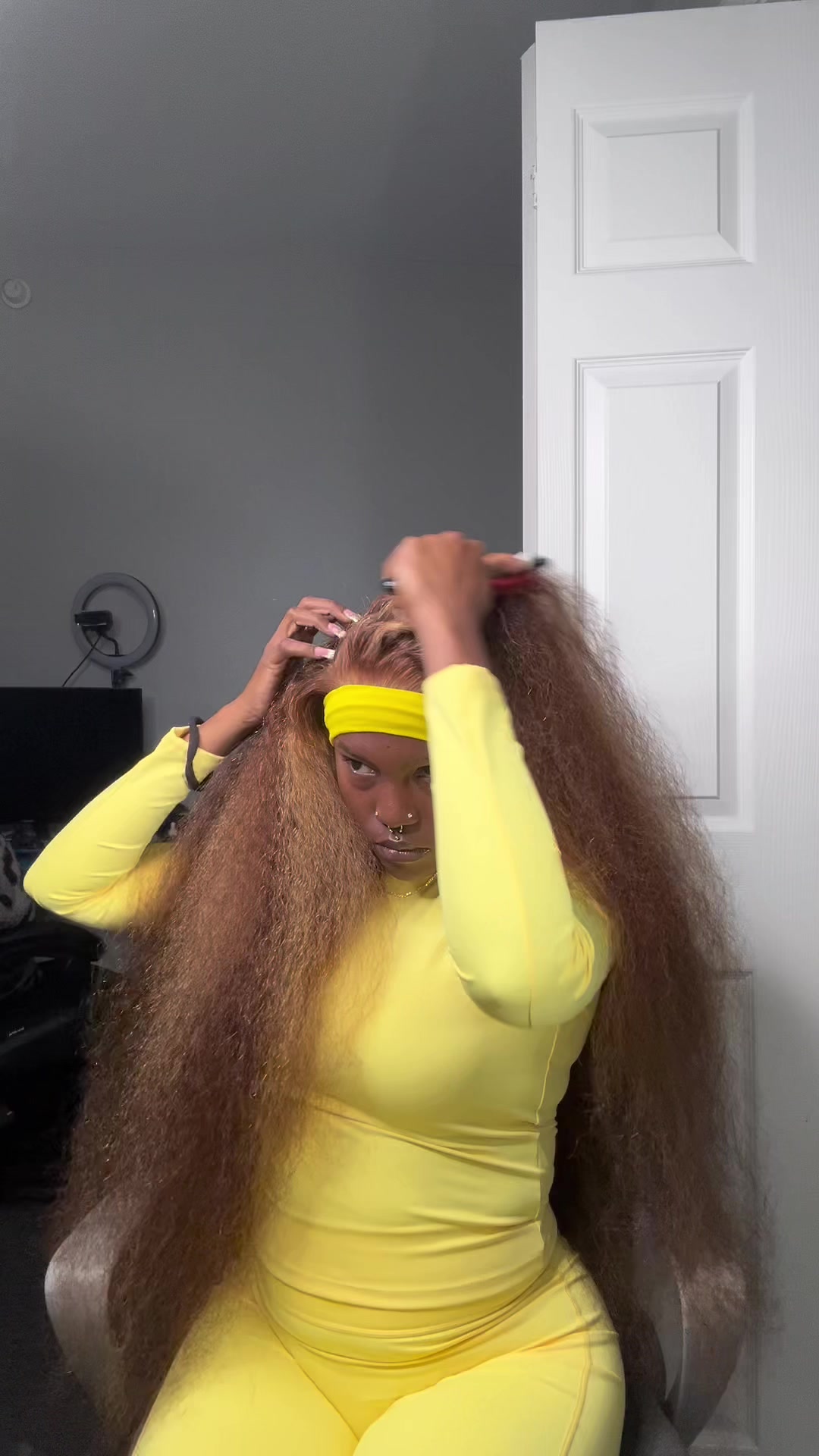 TikTok post by @cheallure for Zlike Hair. Caption reads: How to bleach your knots ft @Zlike Hair #fyp....