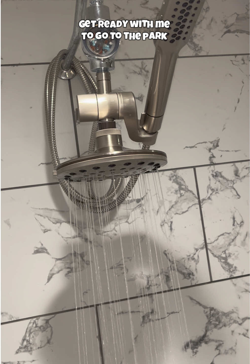 TikTok post by @alvs_becca for VIORI. Caption reads: get ready with me to go to the park with my little....