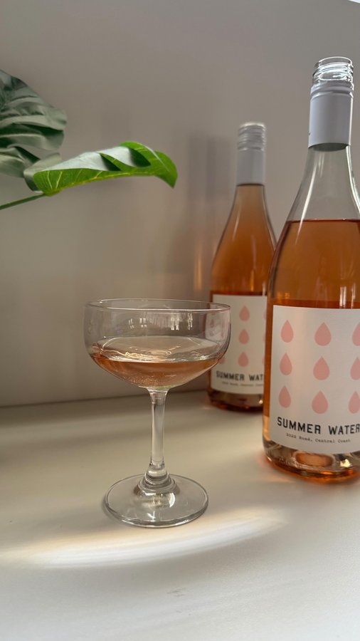 Instagram post by @cwistiline for Summer Water. Caption reads: ty again @summerwater i’m so excited to serve this....