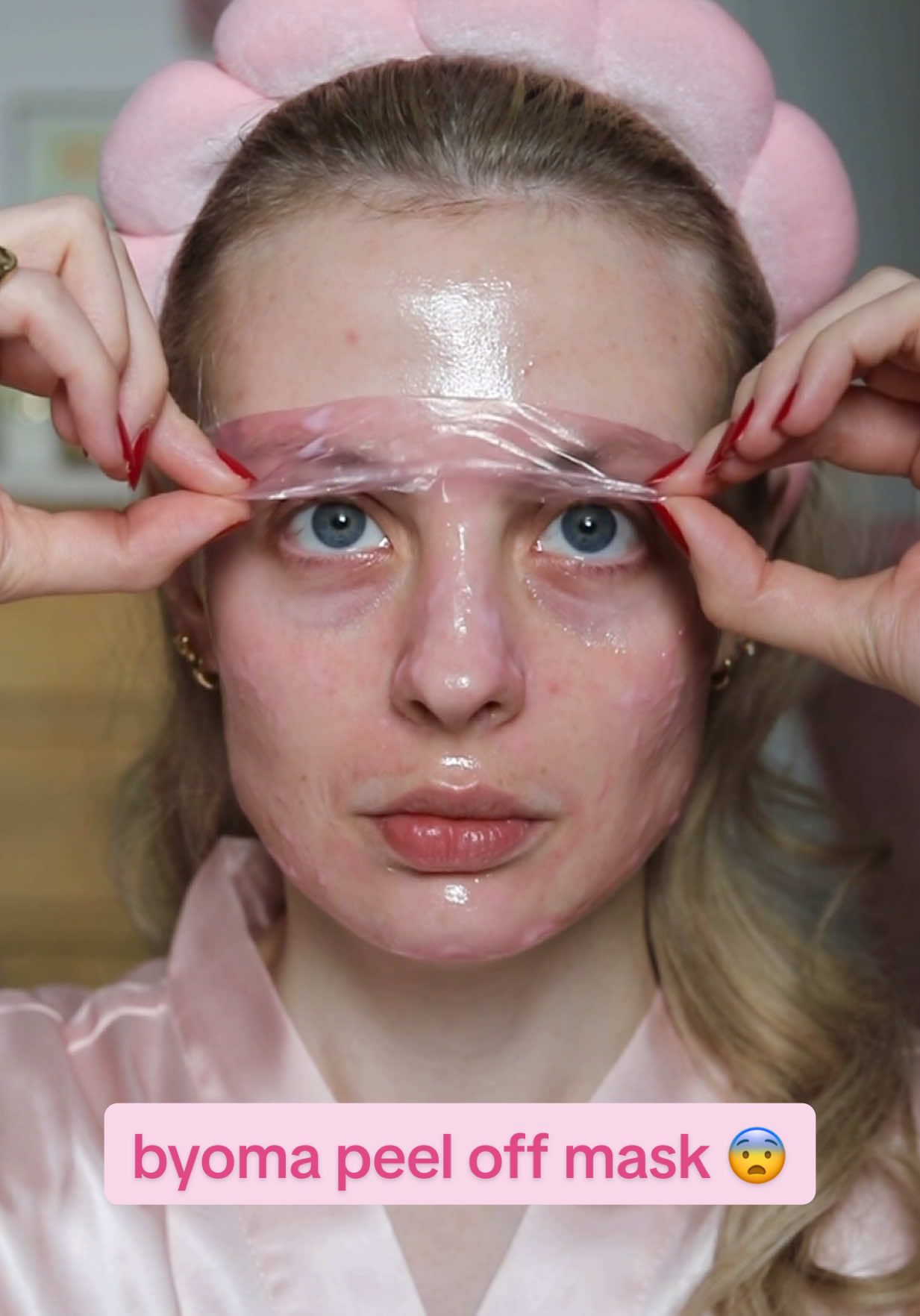 TikTok post by @theoliviasaurusrex for BYOMA. Caption reads: [...] in 20 minutes….glorious 🤌🏻 the new @byoma....