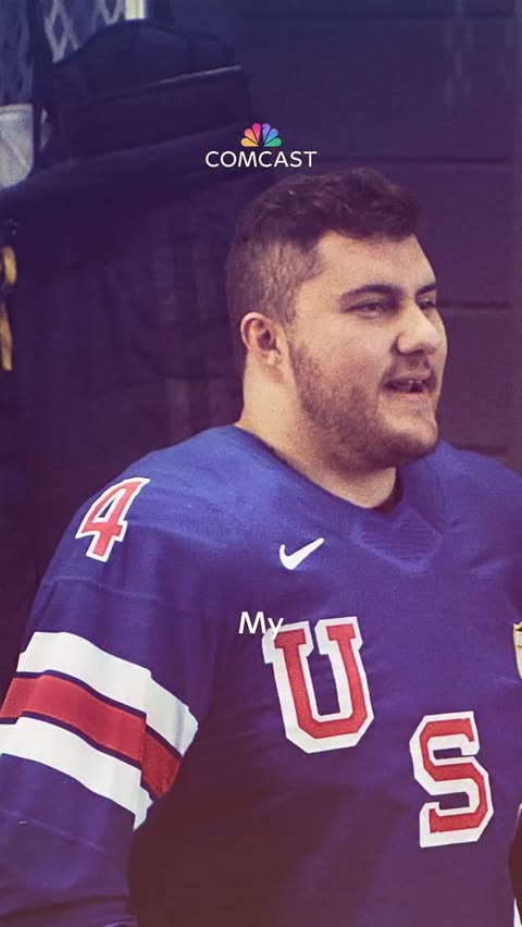 Instagram post by @brodyusa4 for Comcast. Caption reads: [...] to represent my country!​ Thankful to....