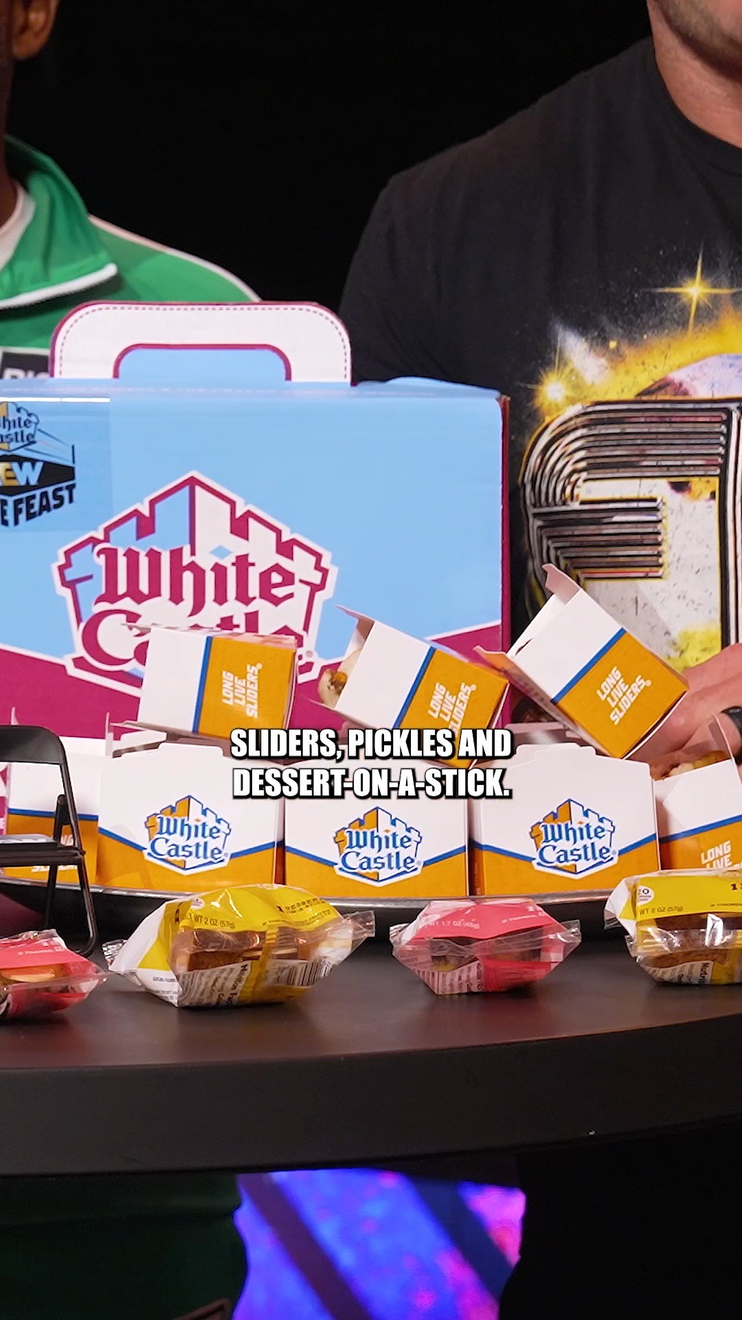 Instagram post by @cashwheelerftr for White Castle. Caption reads: Don’t hesitate to tag team your cravings! The new....