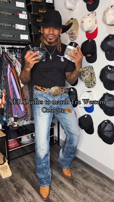 Instagram post by @radiorodd for Tru Western. Caption reads: [...] 

#westernfashion #cologne #truwestern....