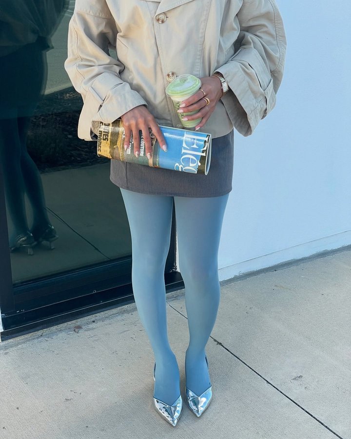 Instagram post by @oh.ny.goodness for Larsson & Jennings. Caption reads: Always on time with ⏱️ @larssonjennings....