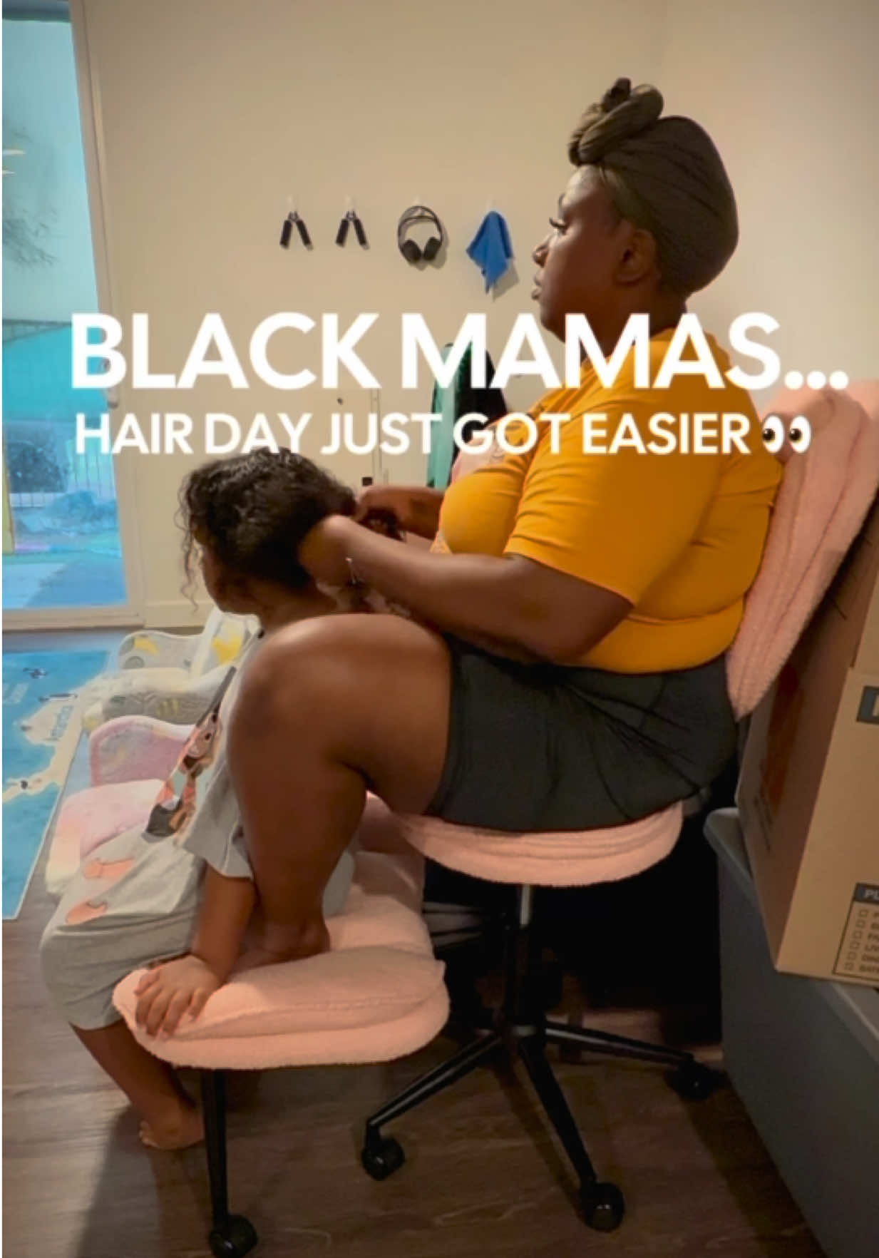 TikTok post by @ashikiimani for Pinmoco. Caption reads: [...] 😭😂 Mamas, you know the struggle. @PINMOCO....