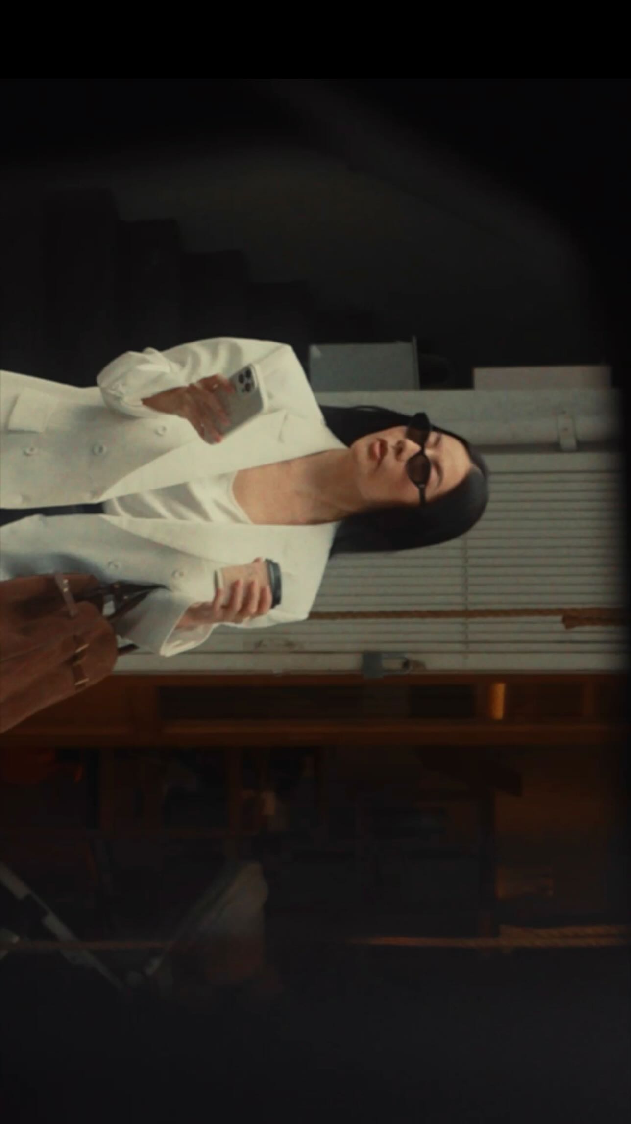 Instagram post by @savinachow for Land Rover. Caption reads: From rushed deadlines to stillness. Stepping into....