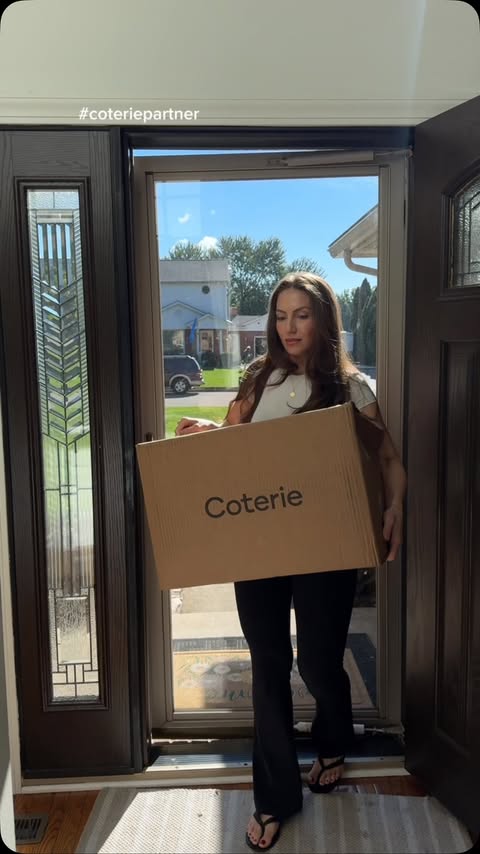 Instagram post by @yasmineatris for Coterie. Caption reads: #coteriepartner these will forever be our [...].