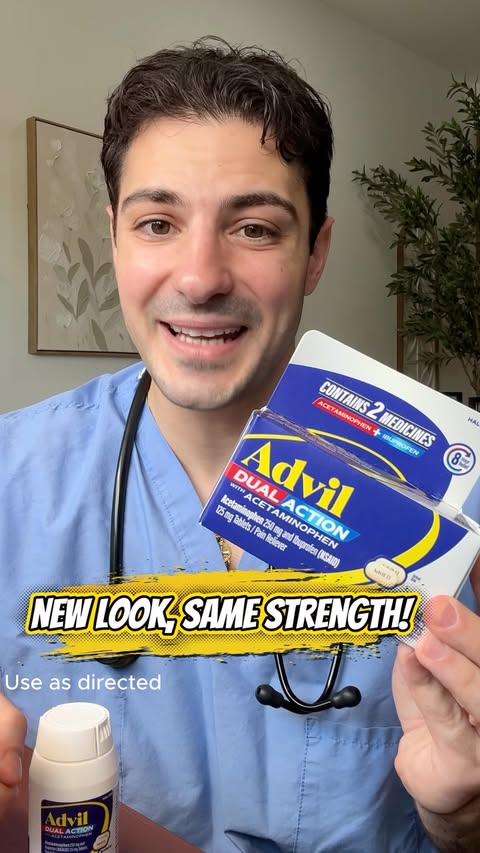 Instagram post by @andreaspoly_ for Advil. Caption reads: #Ad #AdvilPartner The LAST thing I need is pain to....