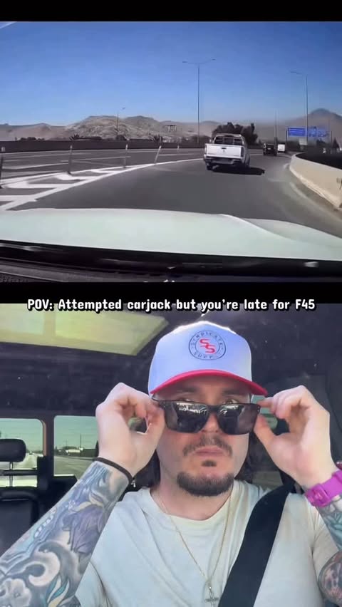 Instagram post by @dadtoivy for F45 Training. Caption reads: Just so you know, I’m always late. 😂 #F45.