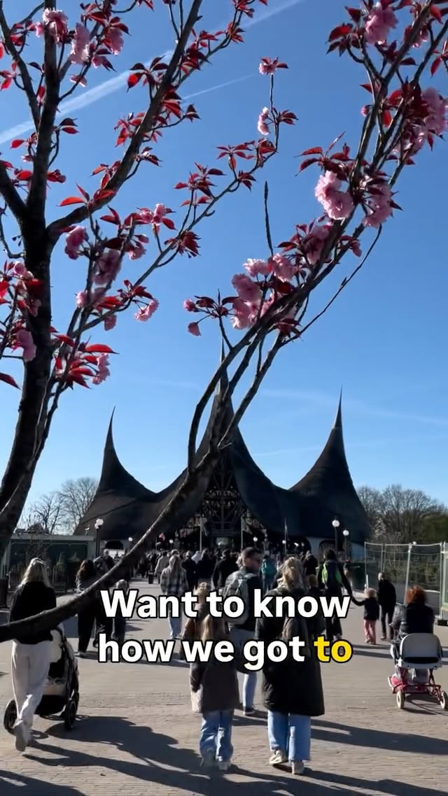 Instagram post by @daysoutdad for Efteling. Caption reads: [...] Netherlands and spent an entire day at....